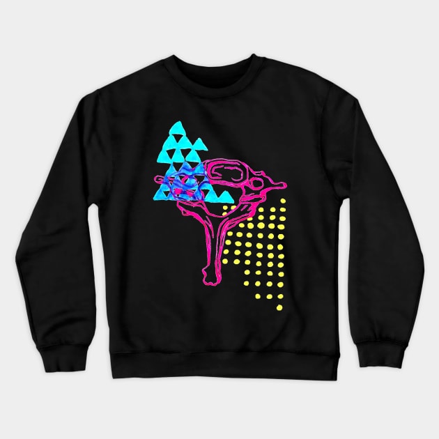 7th Cervical Vertebrae Crewneck Sweatshirt by RaLiz